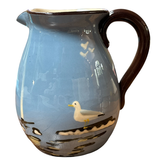 Babacombe Pottery Torquay Seagull Pitcher Creamer - Picture 1 of 7